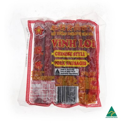 Vinh Loi Chinese Style Pork Sausages 375g